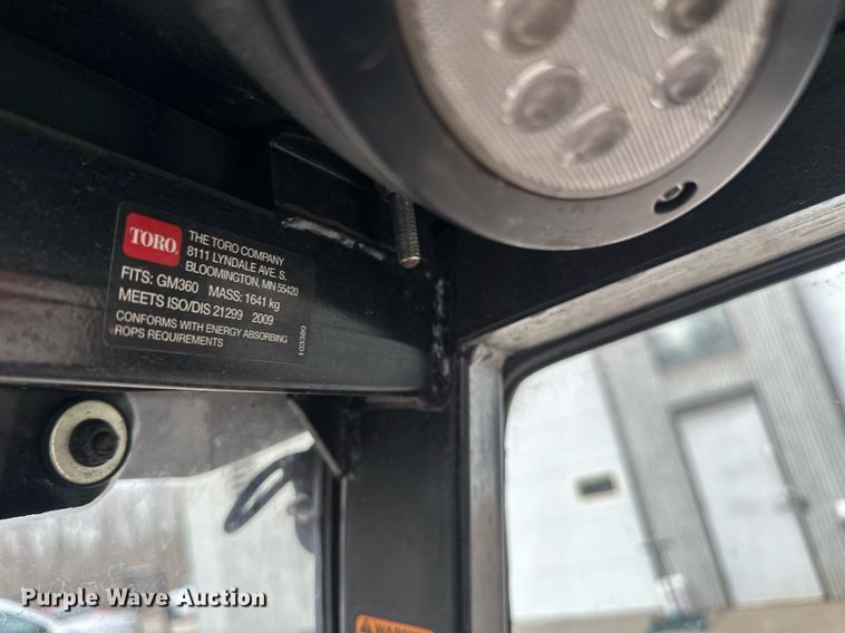 image for item DV0690 Toro Groundsmaster 360 lawn mower