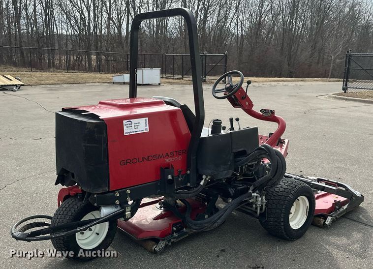 image for item DV0695 Toro Groundsmaster 3500D Sidewinder lawn mower