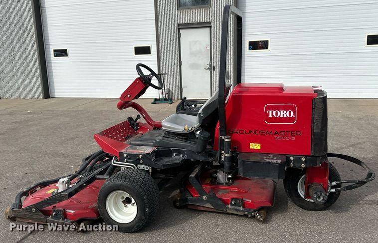 image for item DV0695 Toro Groundsmaster 3500D Sidewinder lawn mower