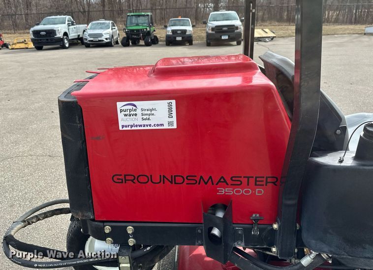 image for item DV0695 Toro Groundsmaster 3500D Sidewinder lawn mower
