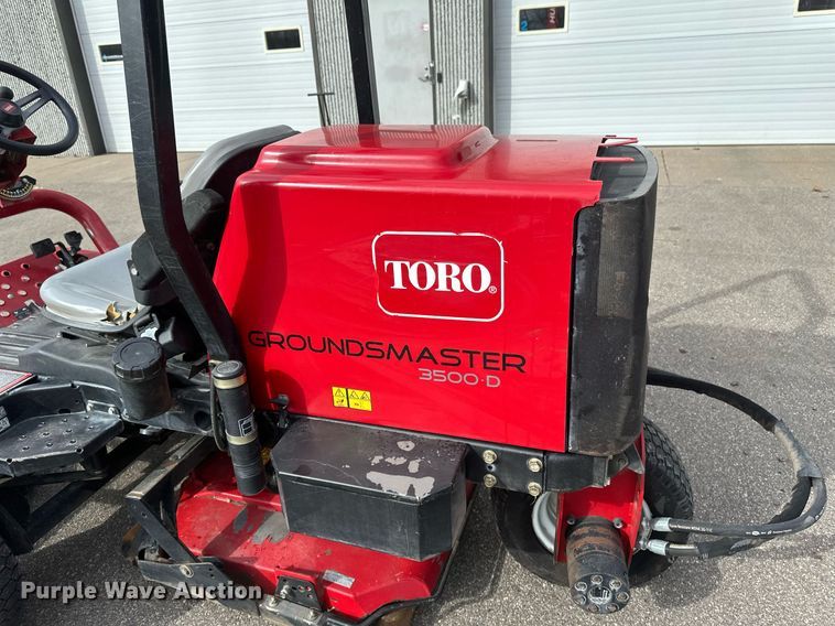 image for item DV0695 Toro Groundsmaster 3500D Sidewinder lawn mower