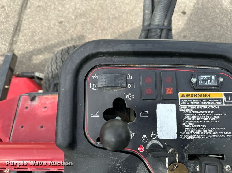 image for item DV0695 Toro Groundsmaster 3500D Sidewinder lawn mower