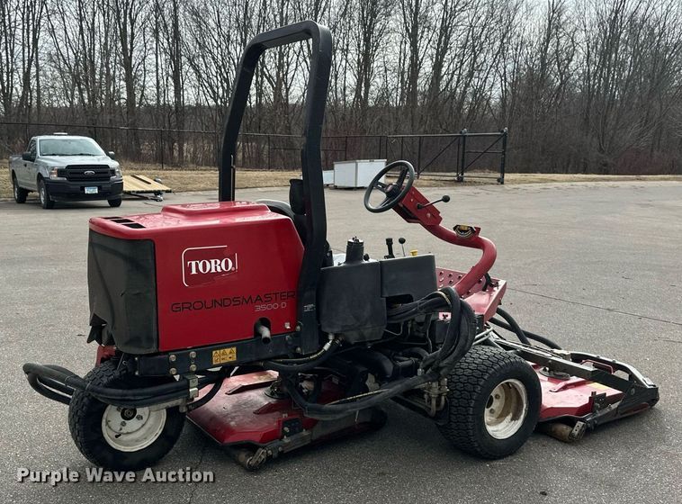 image for item DV0697 Toro Groundsmaster 3500D Sidewinder lawn mower