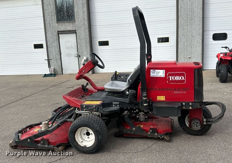 image for item DV0697 Toro Groundsmaster 3500D Sidewinder lawn mower