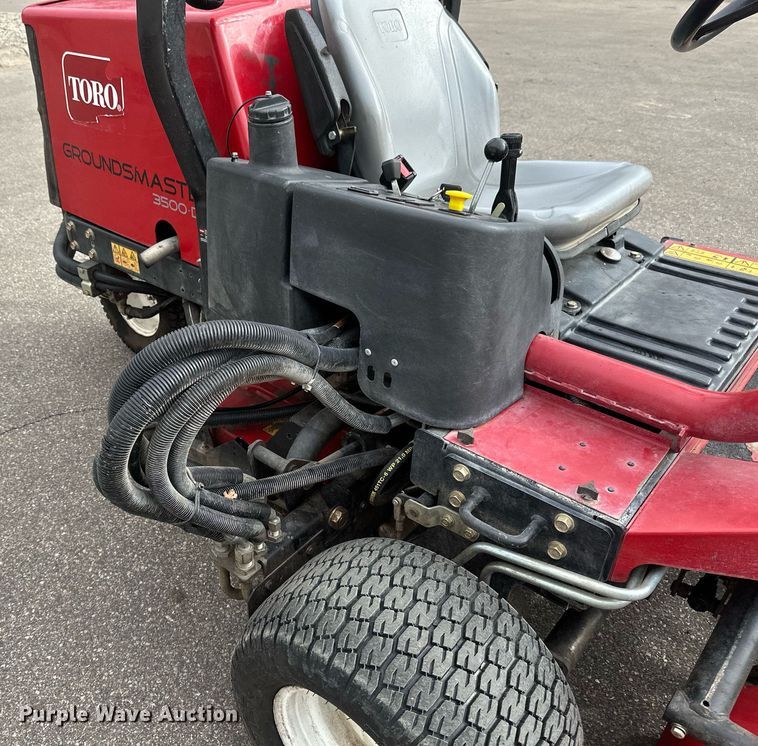 image for item DV0697 Toro Groundsmaster 3500D Sidewinder lawn mower