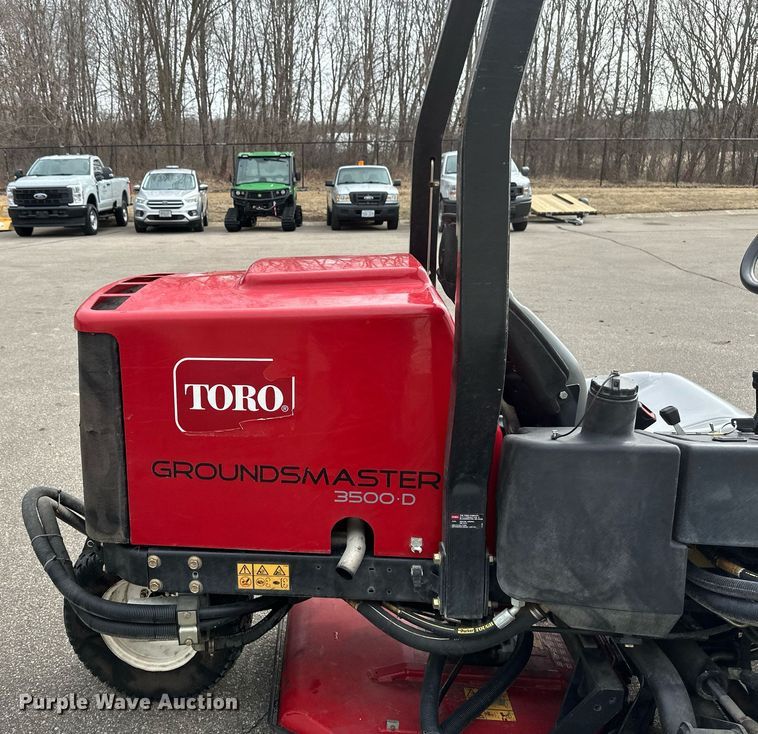 image for item DV0697 Toro Groundsmaster 3500D Sidewinder lawn mower