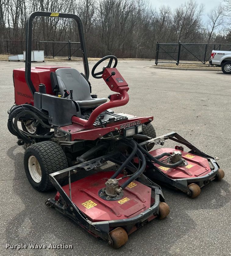 image for item DV0698 Toro Groundsmaster 3500D Sidewinder lawn mower