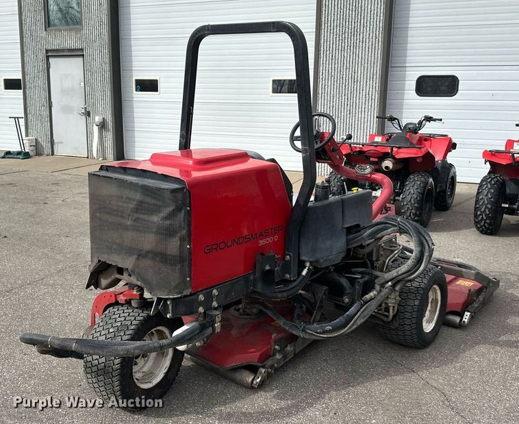 image for item DV0698 Toro Groundsmaster 3500D Sidewinder lawn mower