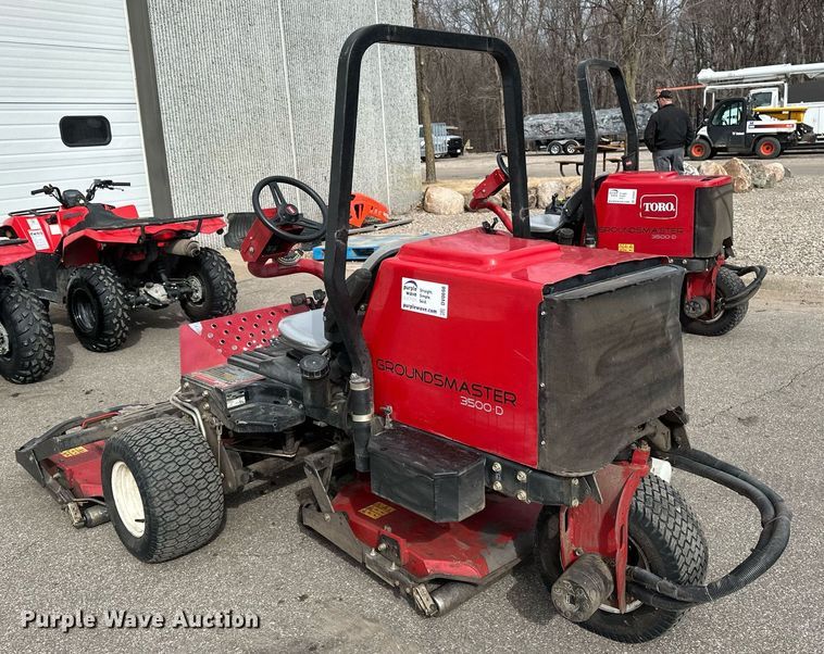 image for item DV0698 Toro Groundsmaster 3500D Sidewinder lawn mower