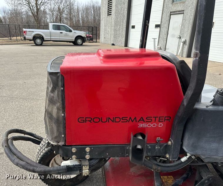 image for item DV0698 Toro Groundsmaster 3500D Sidewinder lawn mower