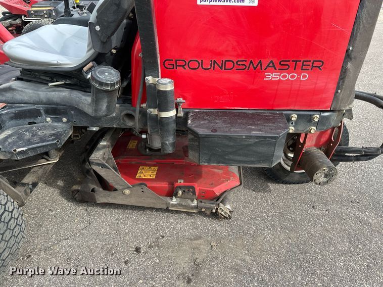 image for item DV0698 Toro Groundsmaster 3500D Sidewinder lawn mower