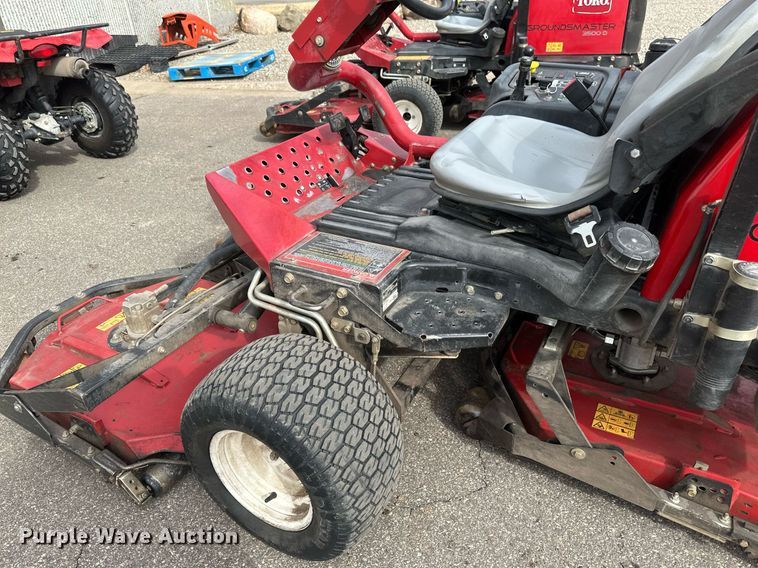 image for item DV0698 Toro Groundsmaster 3500D Sidewinder lawn mower