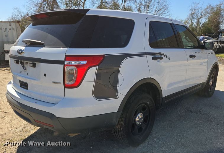 image for item DV1302 2014 Ford Explorer Police SUV