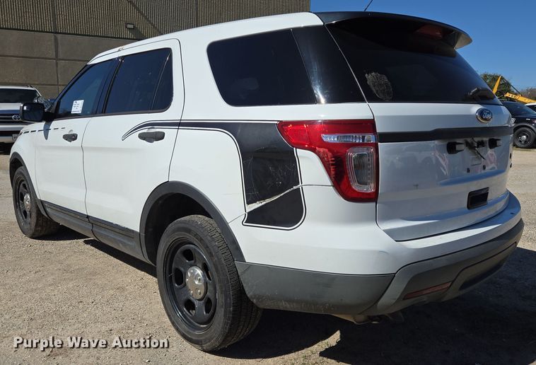 image for item DV1302 2014 Ford Explorer Police SUV