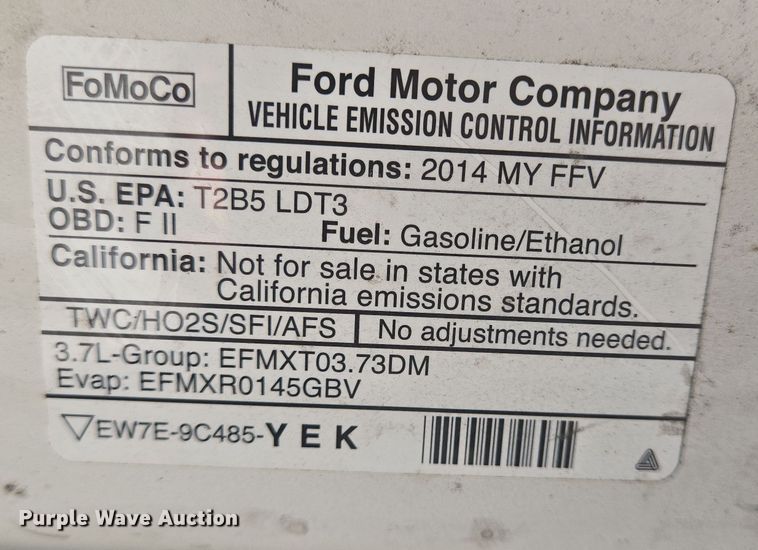 image for item DV1302 2014 Ford Explorer Police SUV