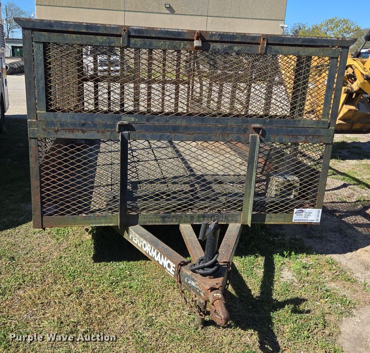 image for item DV1305 2001 Parker utility trailer