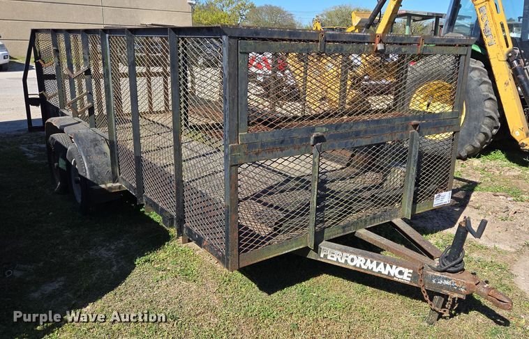 image for item DV1305 2001 Parker utility trailer