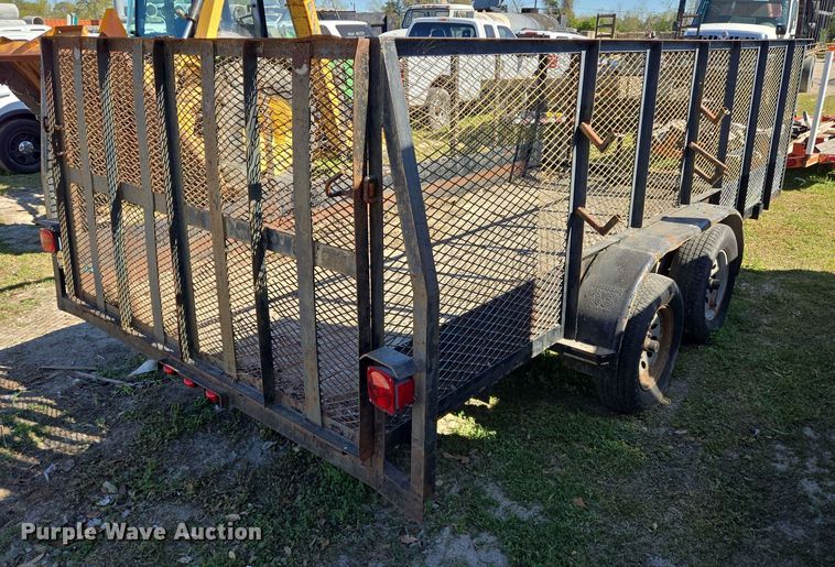 image for item DV1305 2001 Parker utility trailer