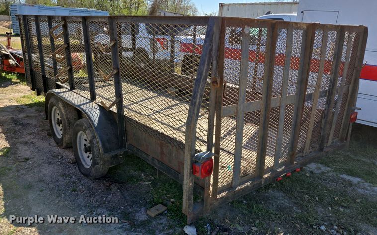 image for item DV1305 2001 Parker utility trailer