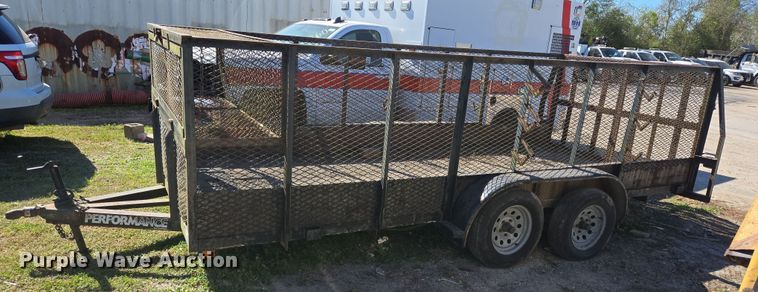 image for item DV1305 2001 Parker utility trailer