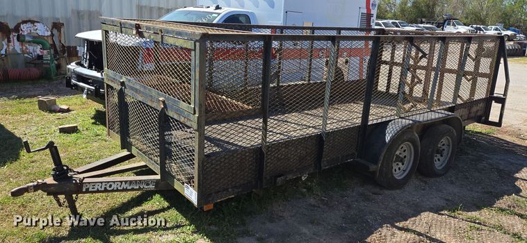 image for item DV1305 2001 Parker utility trailer