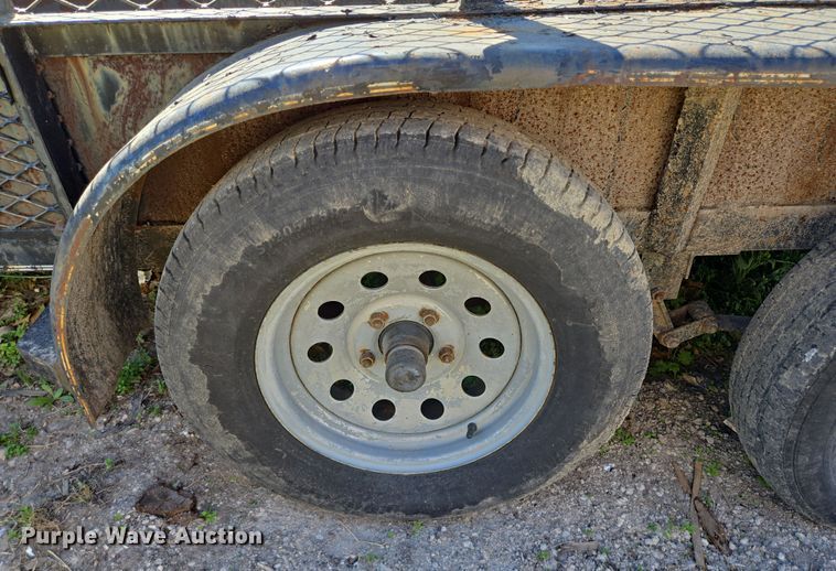 image for item DV1305 2001 Parker utility trailer