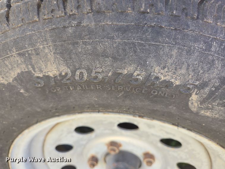 image for item DV1305 2001 Parker utility trailer