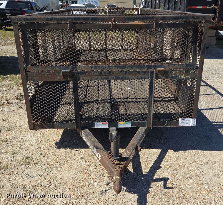 image for item DV1316 2005 Parker utility trailer