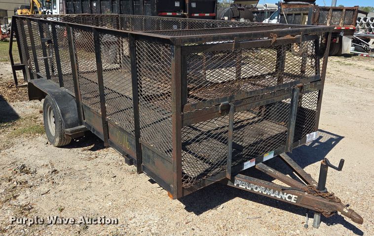 image for item DV1316 2005 Parker utility trailer