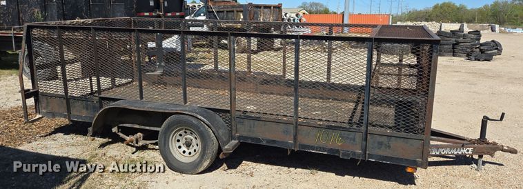 image for item DV1316 2005 Parker utility trailer