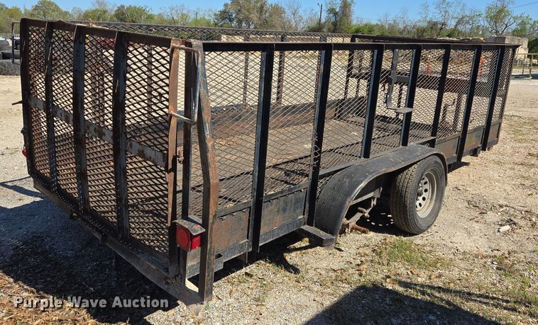 image for item DV1316 2005 Parker utility trailer