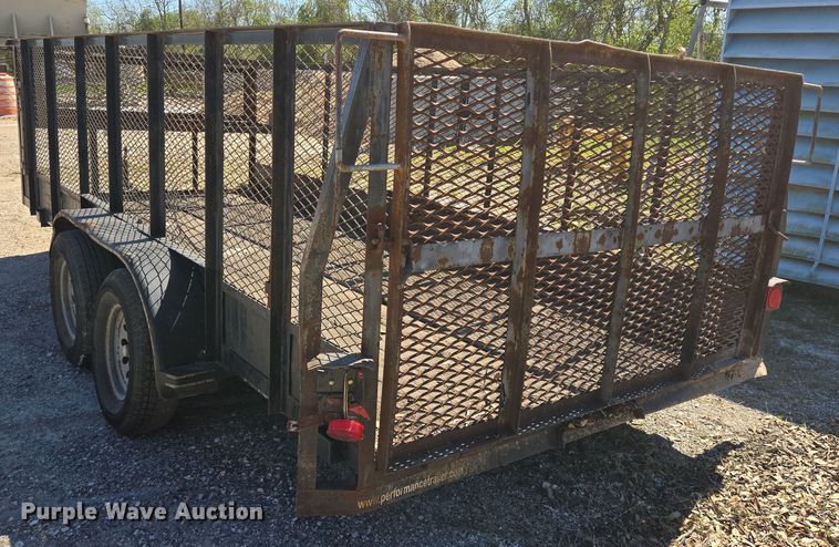 image for item DV1316 2005 Parker utility trailer