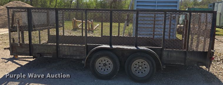 image for item DV1316 2005 Parker utility trailer