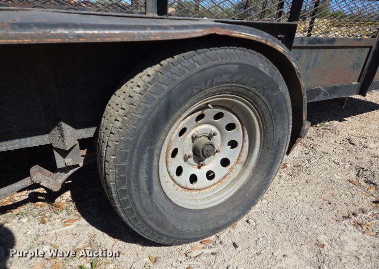 image for item DV1316 2005 Parker utility trailer