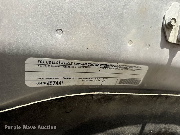 image for item DV1892 2021 Dodge Ram 1500 Crew Cab pickup truck