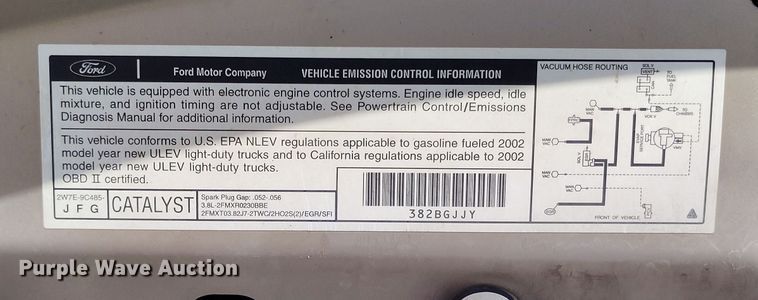image for item DV6726 2002 Ford Windstar LX van