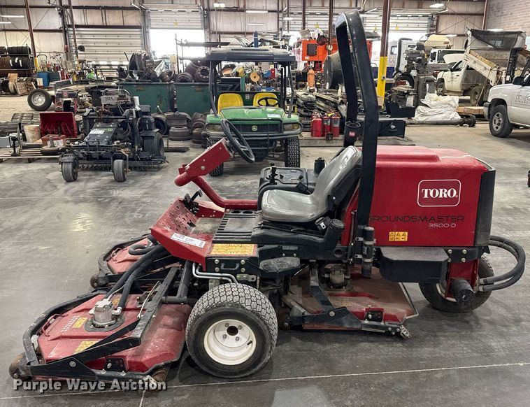 image for item DW1862 Toro Ground Master 3500D ZTR lawn mower