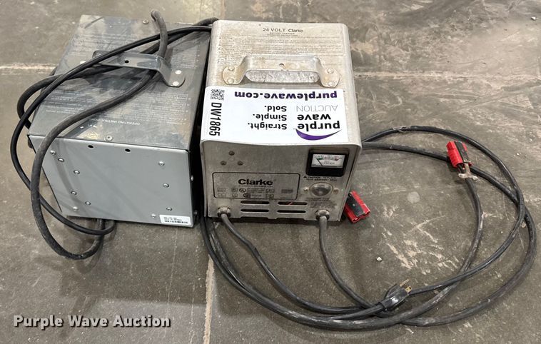 image for item DW1865 (2) Clark battery chargers