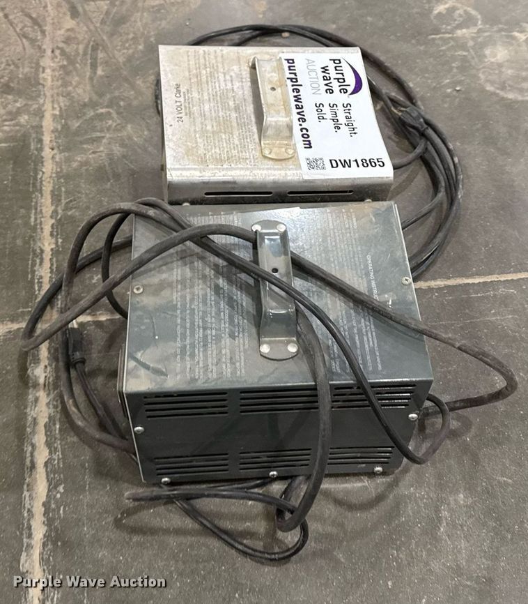 image for item DW1865 (2) Clark battery chargers