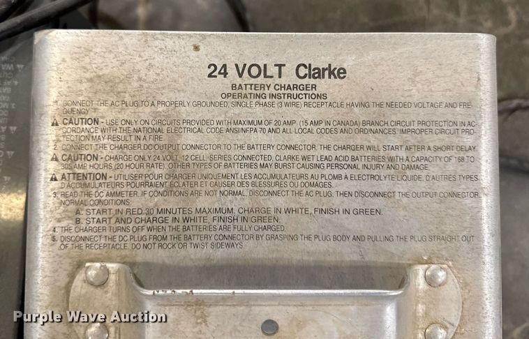 image for item DW1865 (2) Clark battery chargers