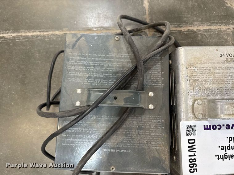 image for item DW1865 (2) Clark battery chargers