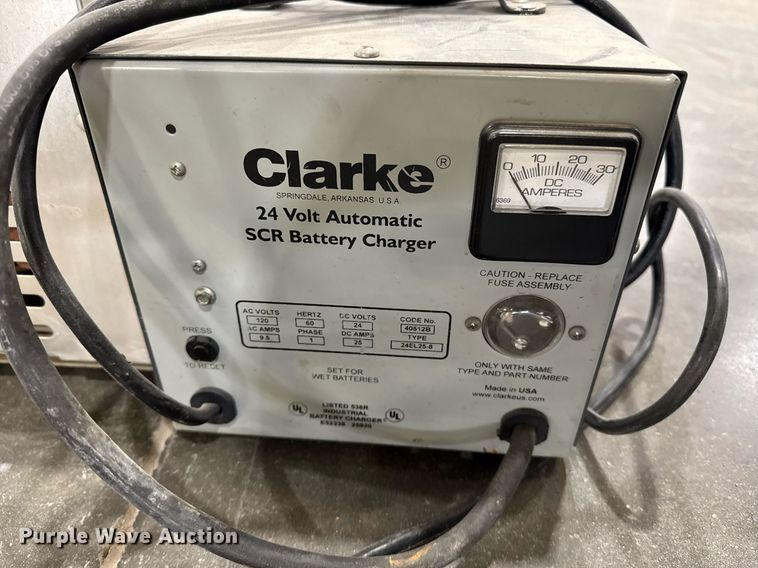 image for item DW1865 (2) Clark battery chargers