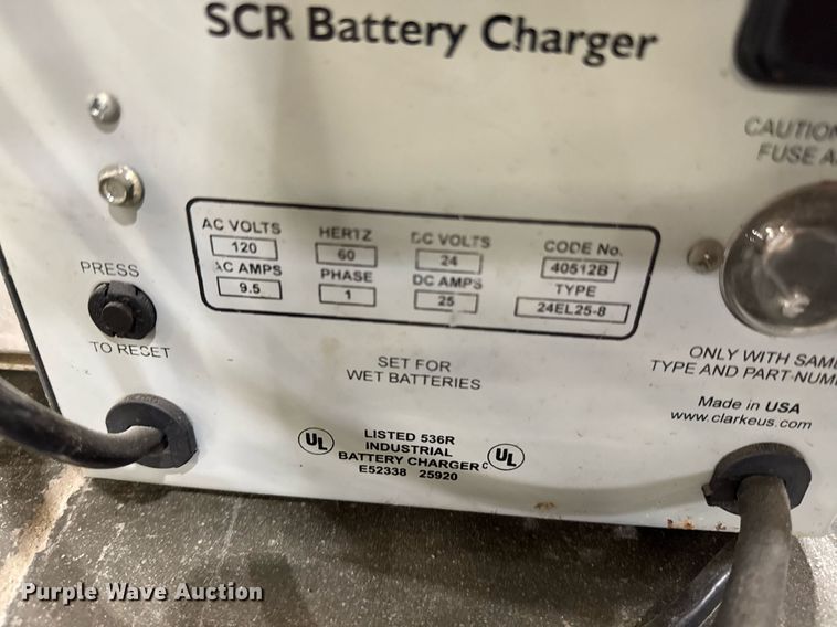 image for item DW1865 (2) Clark battery chargers