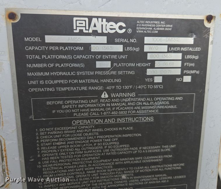 image for item DW1870 2007 Freightliner M2 106 bucket truck