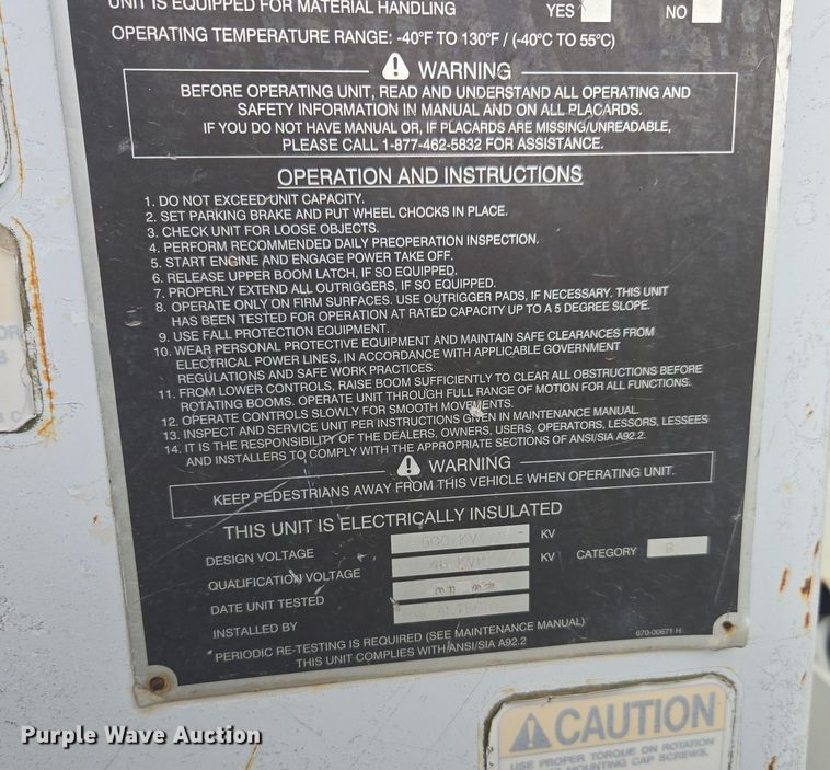 image for item DW1870 2007 Freightliner M2 106 bucket truck