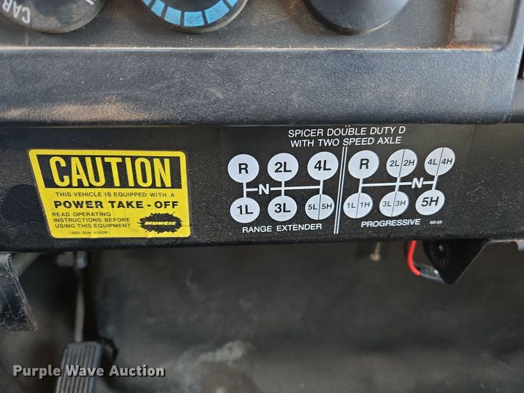 image for item DW8612 1990 International 4600 dump truck