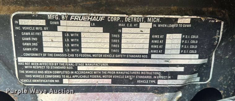 image for item DW8630 1992 International 4900 dump truck