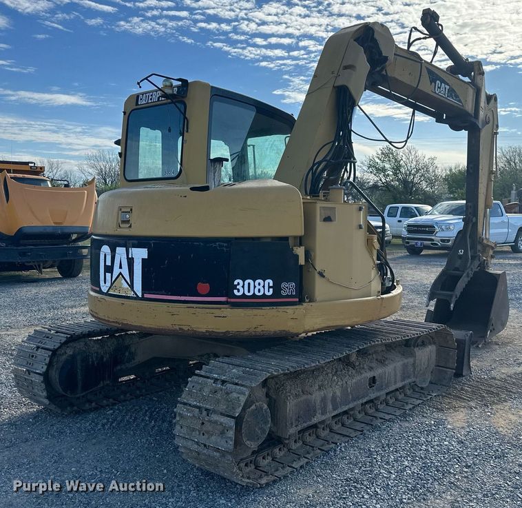 image for item DW8635 2002 Caterpillar 308C SR mini excavator