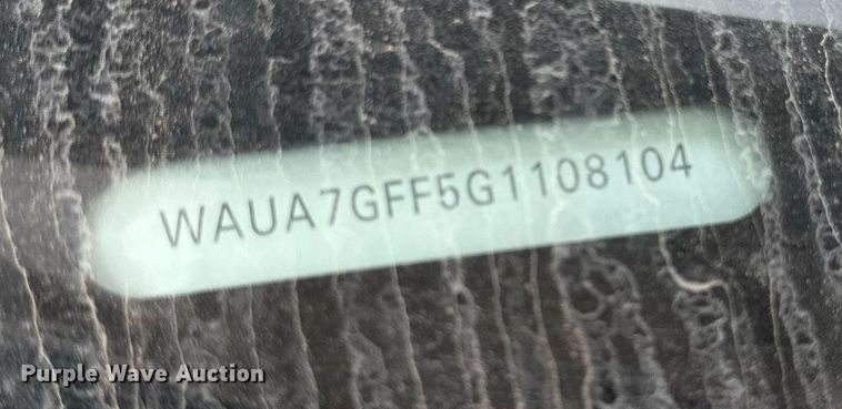 image for item DW8671 2016 Audi A3 