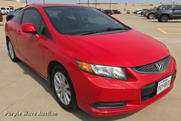 image for item DW8673 2012 Honda Civic 